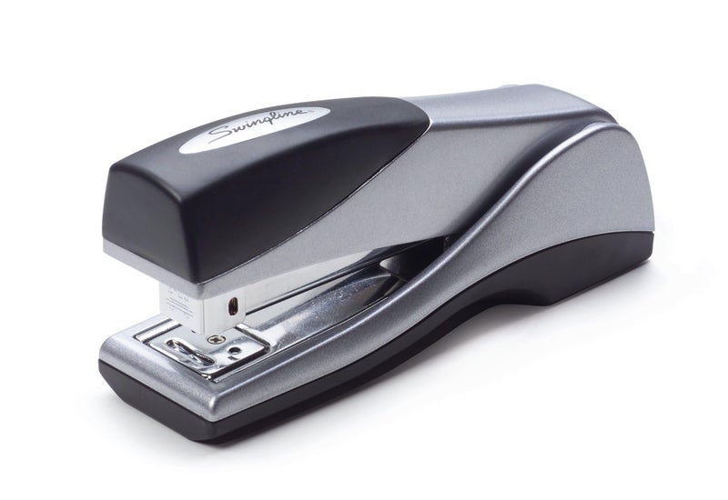 Swingline Stapler, 25 Sheet Capacity, Optima Grip, Jam Free, Compact, Ergonomic Cushion Grip, Metal, Silver (S7087816B) - Image 1